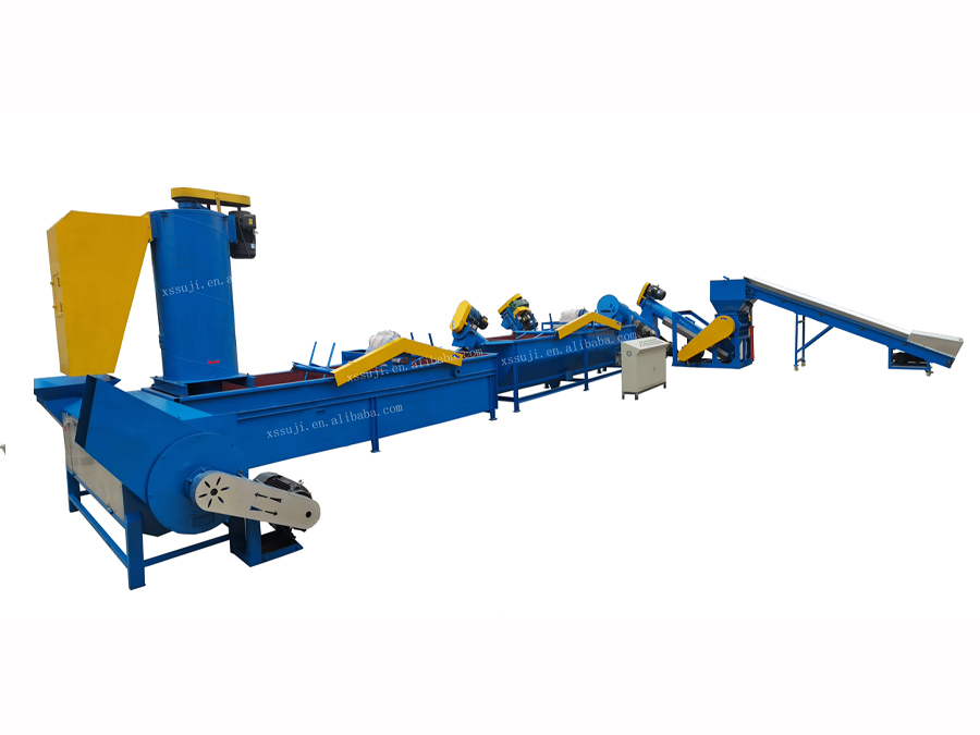 吨包袋双槽破碎清洗线